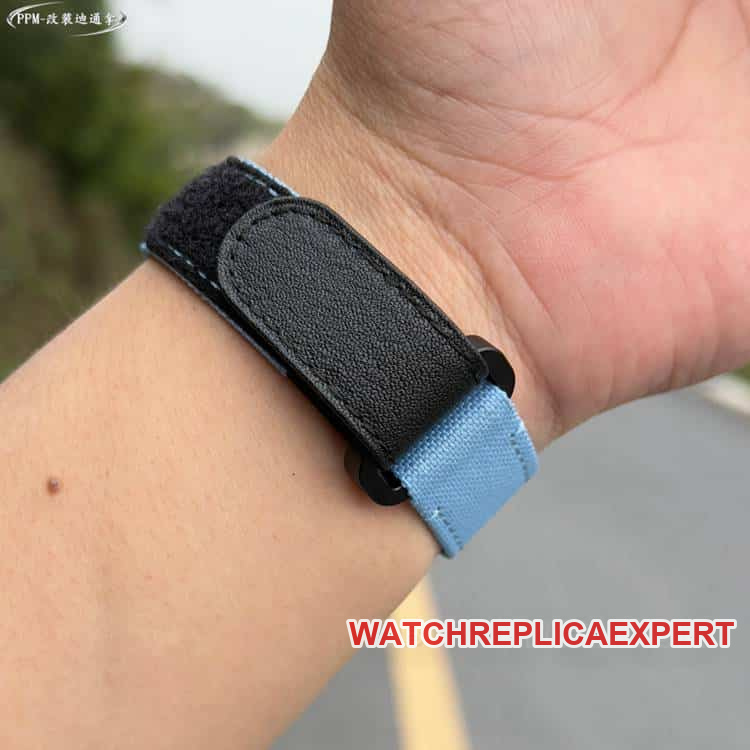 PPMRolexDaytona1:1super blue hollow dialdiamond bezelleather strap braceletlive photos