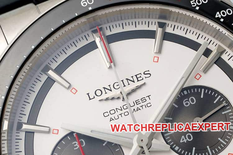 AF Longines Concas 1:1top-tier silver gray dial rubber model L3.835.4.72.6front live photo