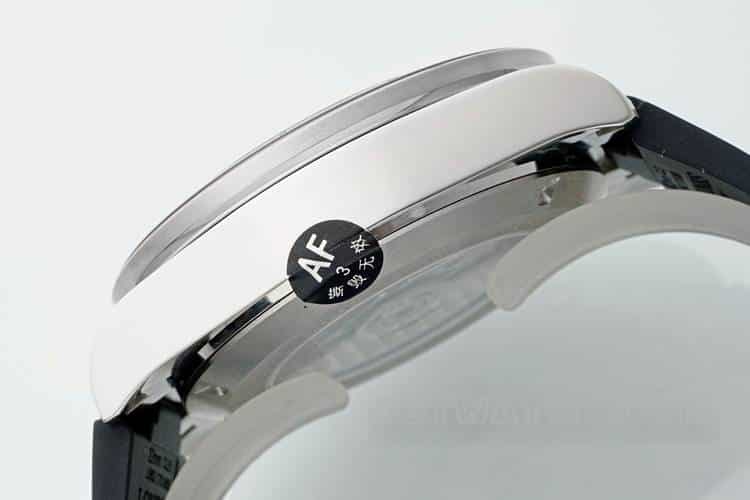 AF Longines Concas 1:1top-tier silver gray dial rubber model L3.835.4.72.6side live photo