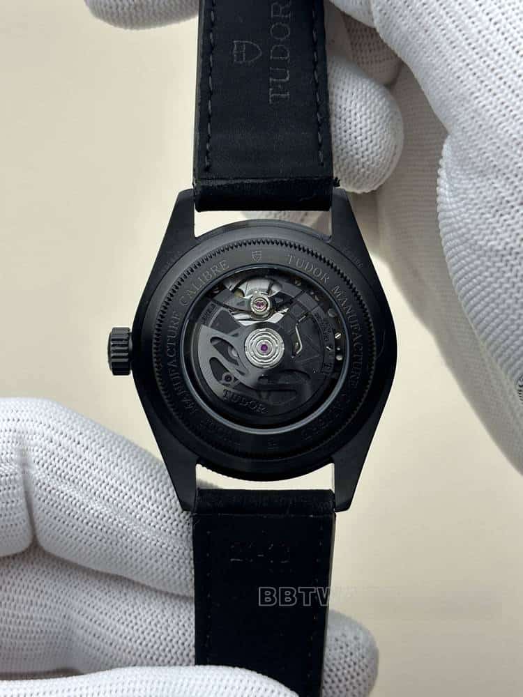 GRTudor Biwan top-tier 1:1high-quality replicablue dialleather strap model M79210caseback live photo