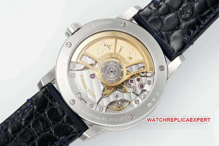 APSAudemars PiguetCODEtop-tier 1:1super cloneblack dialleather strap model 15210caseback live photo