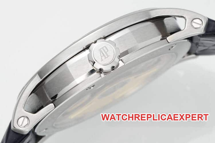 APSAudemars PiguetCODEtop-tier 1:1super cloneblack dialleather strap model 15210side live photo