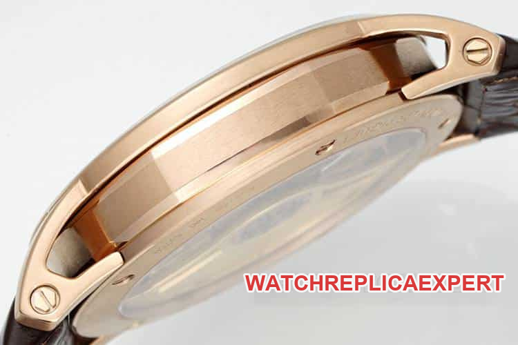 APSAudemars PiguetCODE1:1super clonewhite dialrose gold shell leather strap model 15210side live photo