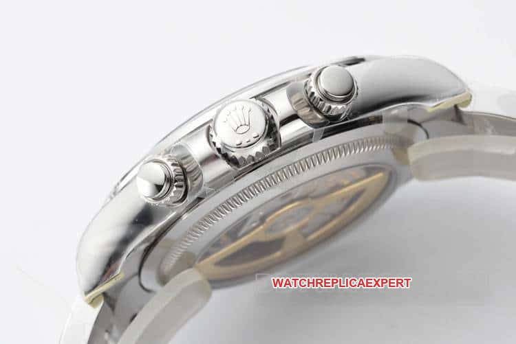 CleanRolexDaytona1:1super Ice Landi 4131steel bracelet model 126506side live photo