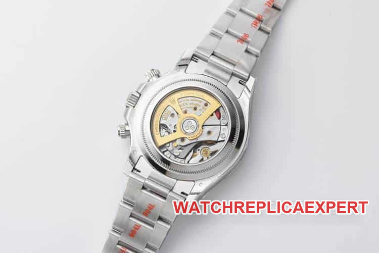 CleanRolexDaytona1:1super Bing Landi 4131steel bracelet model 126506caseback live photo
