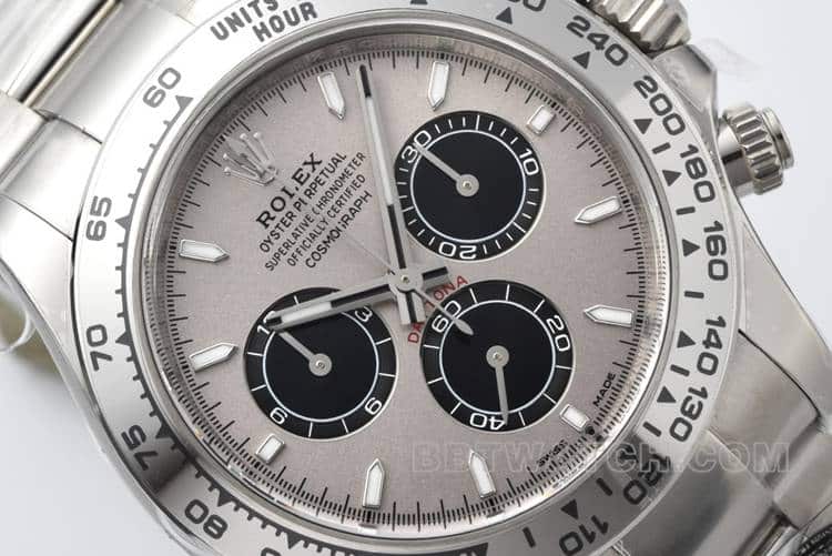 CleanRolexDaytonatop-tier 1:1high-quality cement gray 4131steel bracelet model 126509front live photo