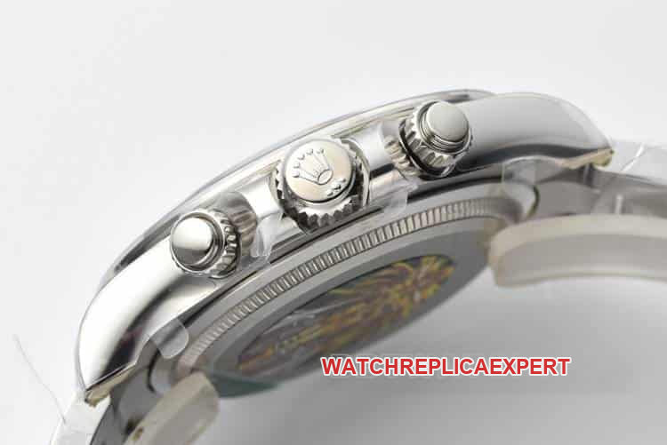 CleanRolexDaytonatop-tier 1:1high-quality cement gray 4131steel bracelet model 126509side live photo