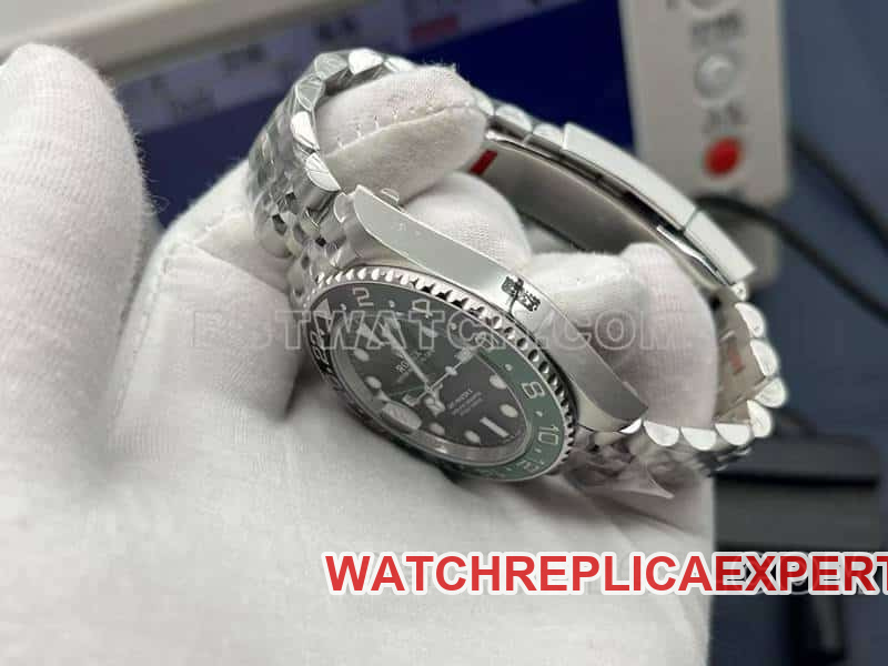 VSRolexGMT-Master type top-tier 1:1high-quality left-handed sprite circle 126720side live photo
