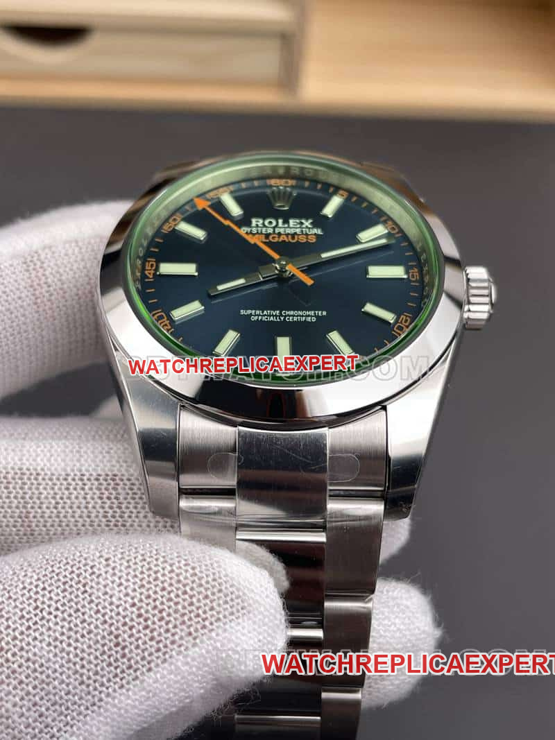 VSRolex magnetic type 1:1top-tier replicablue dial116400front live photo