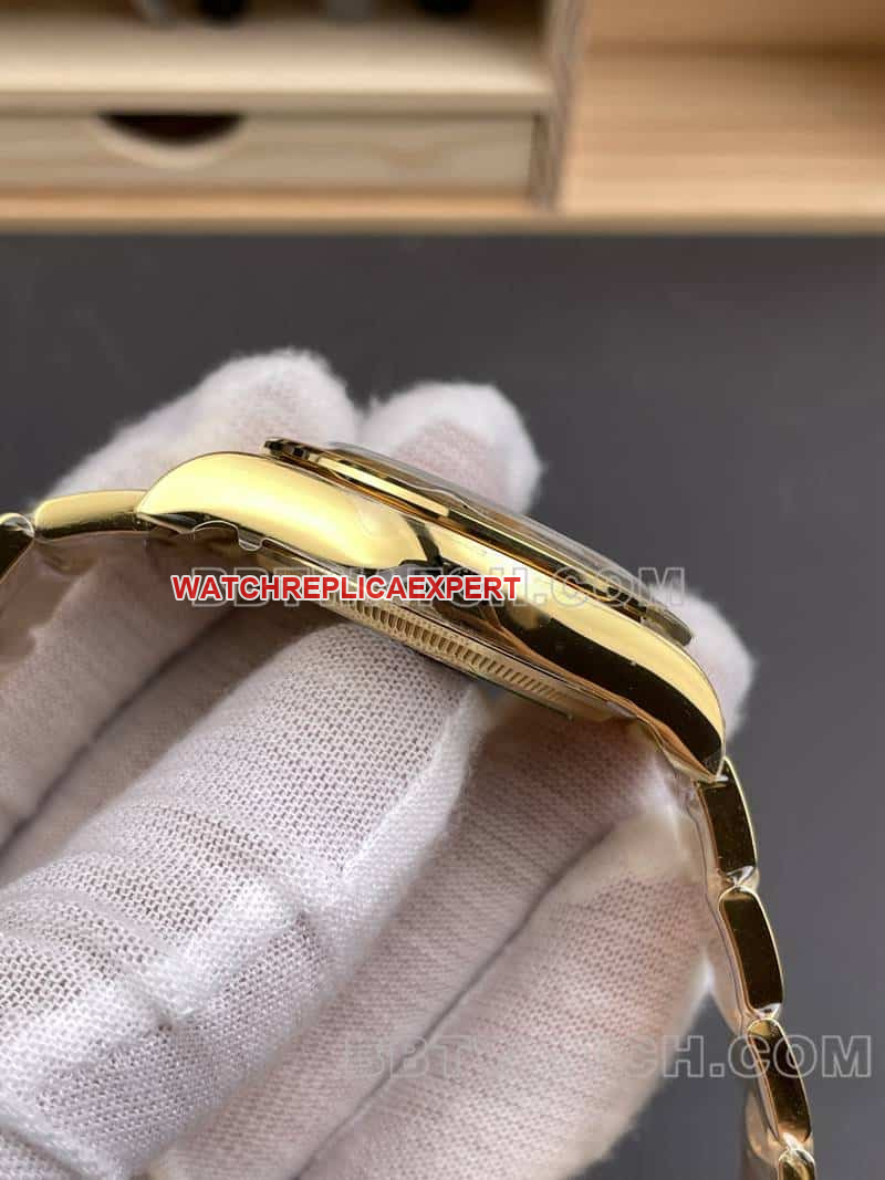 VSRolexDaytona1:1super gold plate4131yellow gold126508side live photo