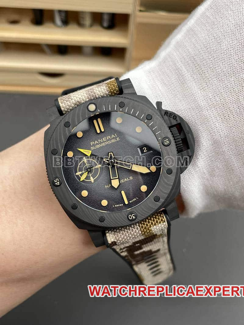 VSPanerai stealth 1:1super cloneblack dialPAM01513front live photo