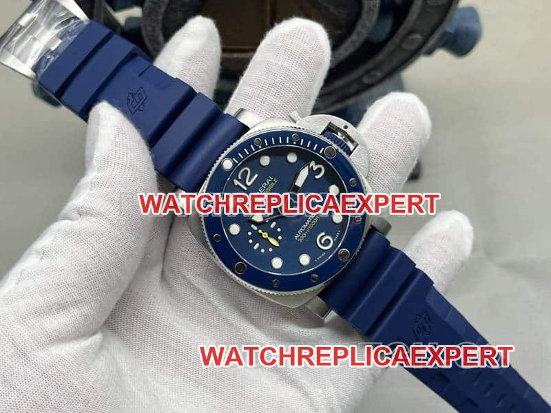 VSPanerai sneak top-tier 1:1super cloneblue dialPAM01676front live photo