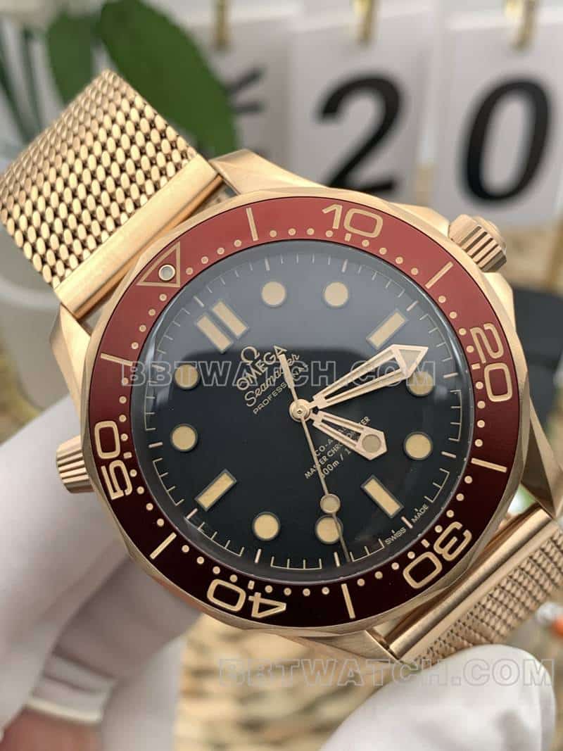VSOmegaSeamastertop-tier 1:1high-quality replicablack dial300m bronze210.90.42front live photo