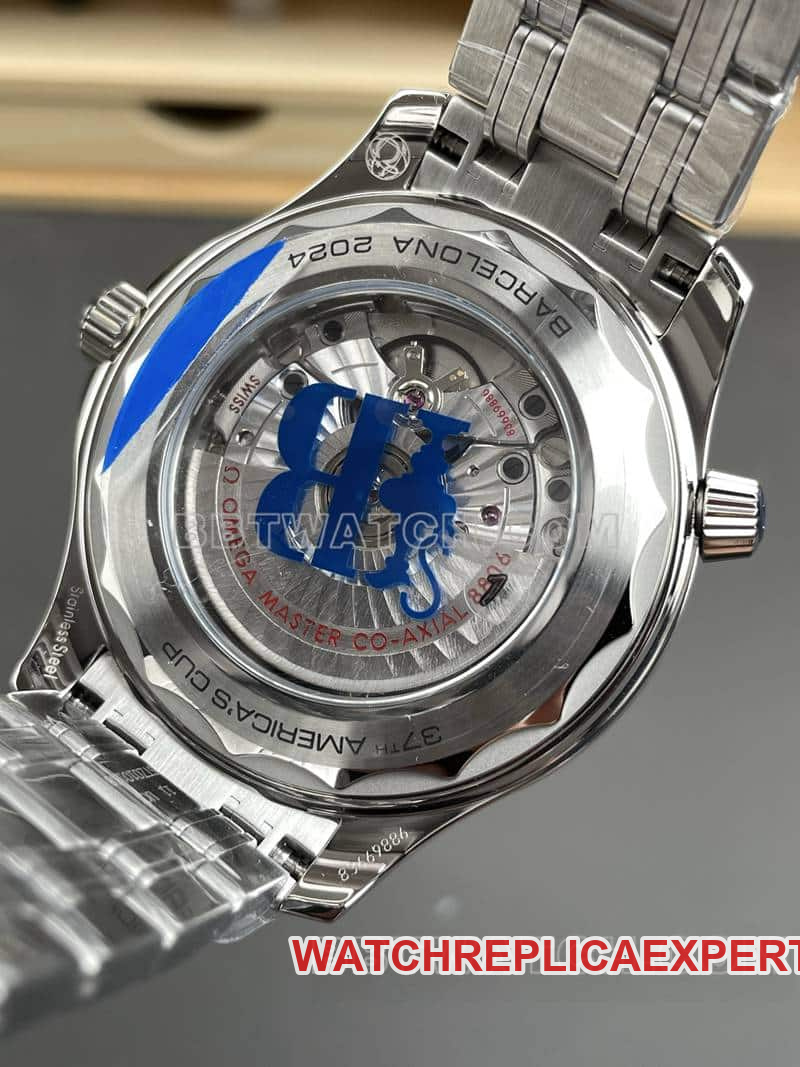 VSOmegaSeamaster1:1super clonewhite dial300m210.30.42caseback live photo