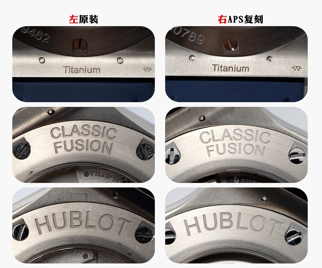 APS factory Hublottop-tier watch classic fusion blue dial542.NX true and false comparison evaluation appearance live photos
