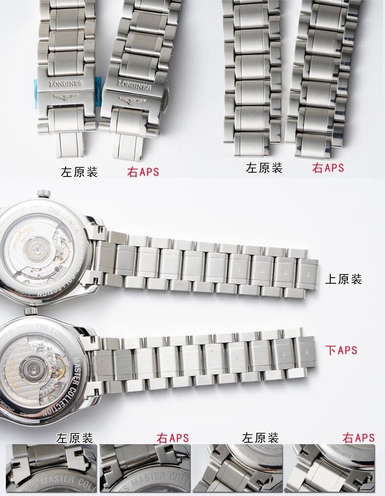 APS factory Longinestop-tier watch famous craftsman big mouth L2.908.4.78.6 real and fake comparison evaluation appearance live photos