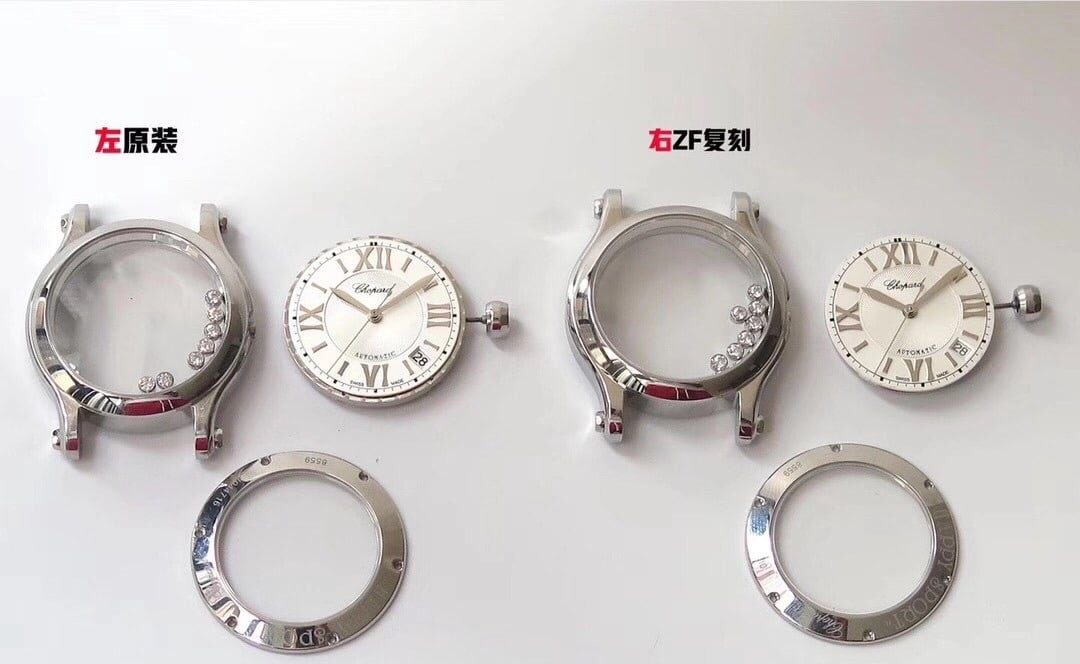 ZF FactoryChopardtop-tier watch HAPPY SPORT happy diamond 278559 real and fake comparison evaluation appearance live photos