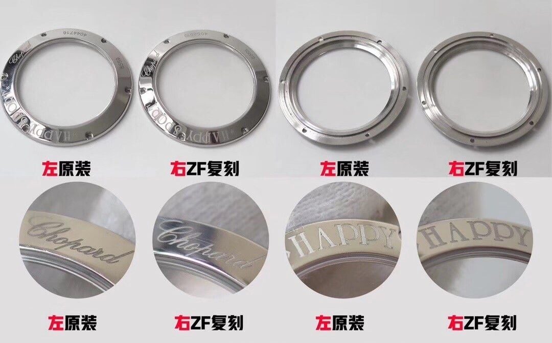 ZF FactoryChopardtop-tier watch HAPPY SPORT happy diamond 278559 real and fake comparison evaluation appearance live photos
