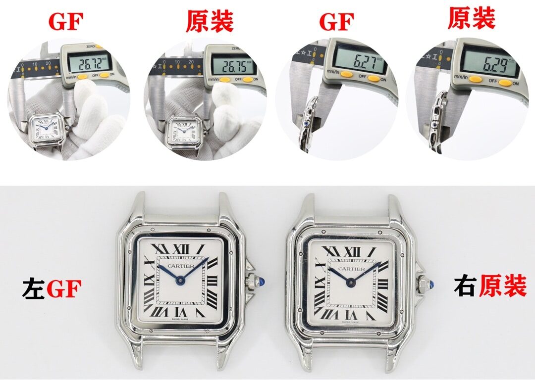 GF FactoryCartiertop-tier watch Cheetah WSPN0016 real and fake comparison review appearance live photos