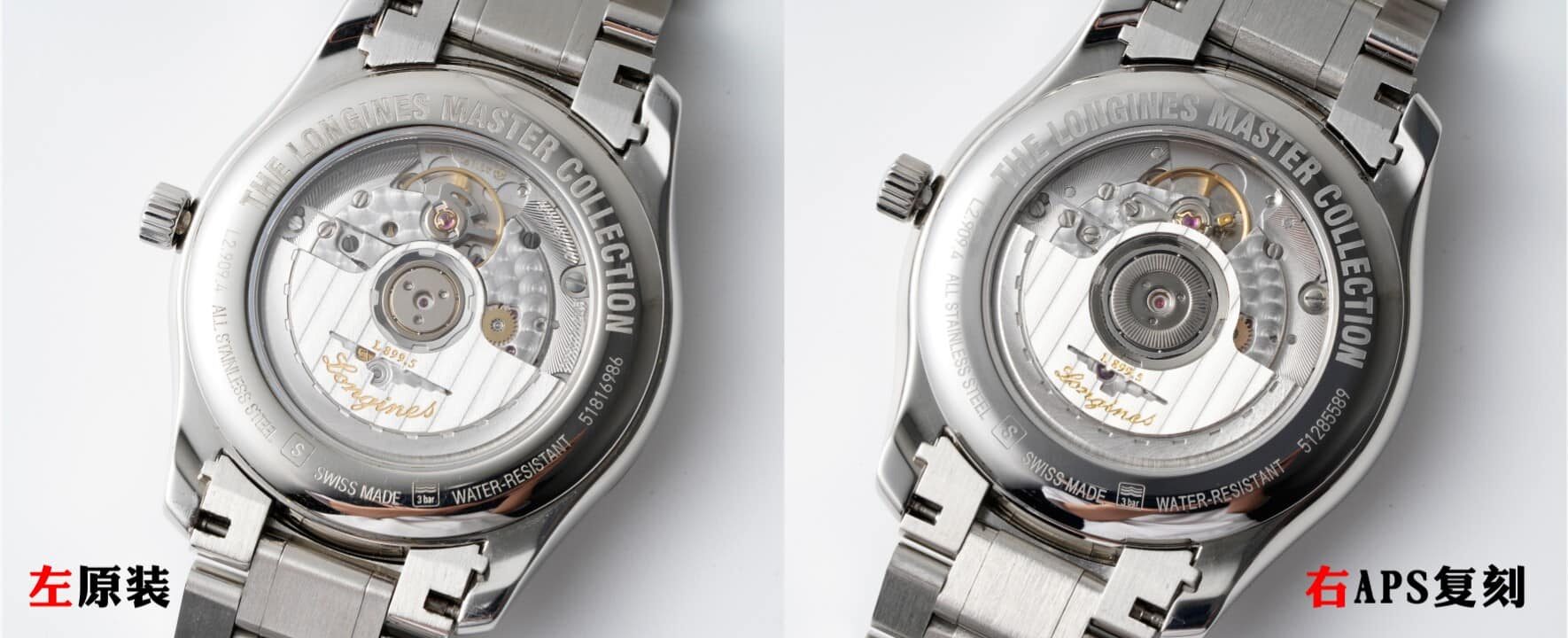 APS factory Longinestop-tier watch famous blue dial L2.909.4.97.6 real and fake comparison evaluation appearance live photos
