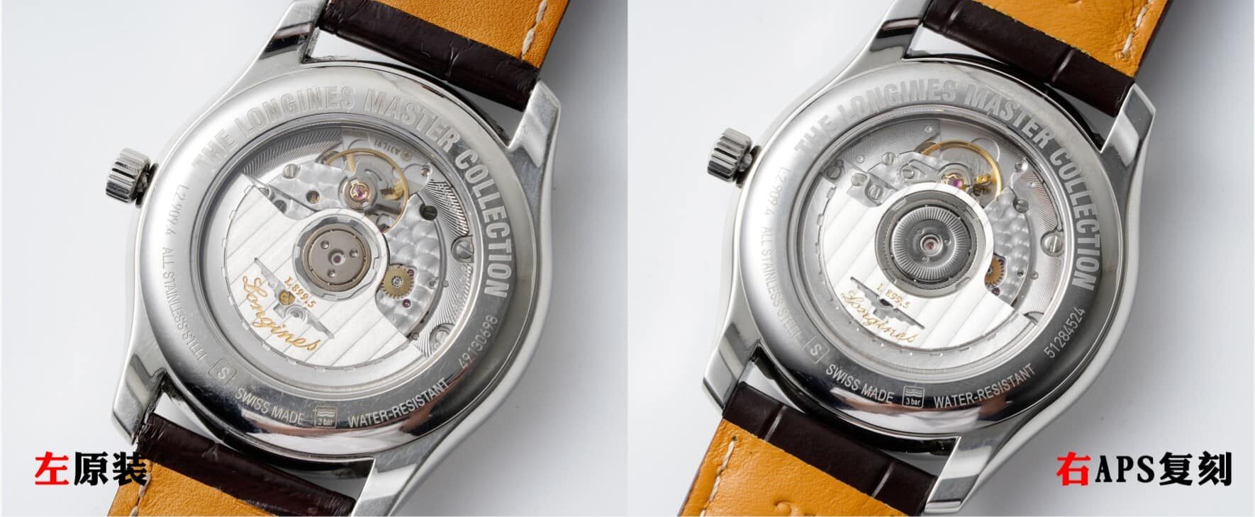 APS factory Longinestop-tier watch famous craftsman silver white dialmoon phaseL2.909.4.78.3 real and fake comparison evaluation appearance live photos