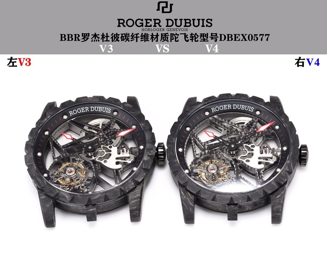 BBR factory Roger Dubuis top-tier watch king DBEX0577 real and fake comparison evaluation appearance live photos