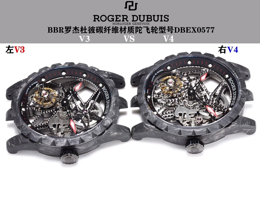 BBR factory Roger Dubuis top-tier watch king DBEX0577 real and fake comparison evaluation appearance live photos