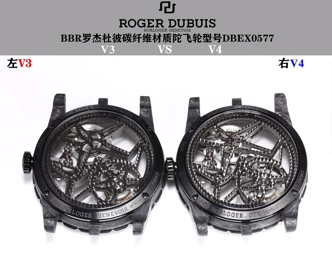 BBR factory Roger Dubuis top-tier watch king DBEX0577 real and fake comparison evaluation appearance live photos