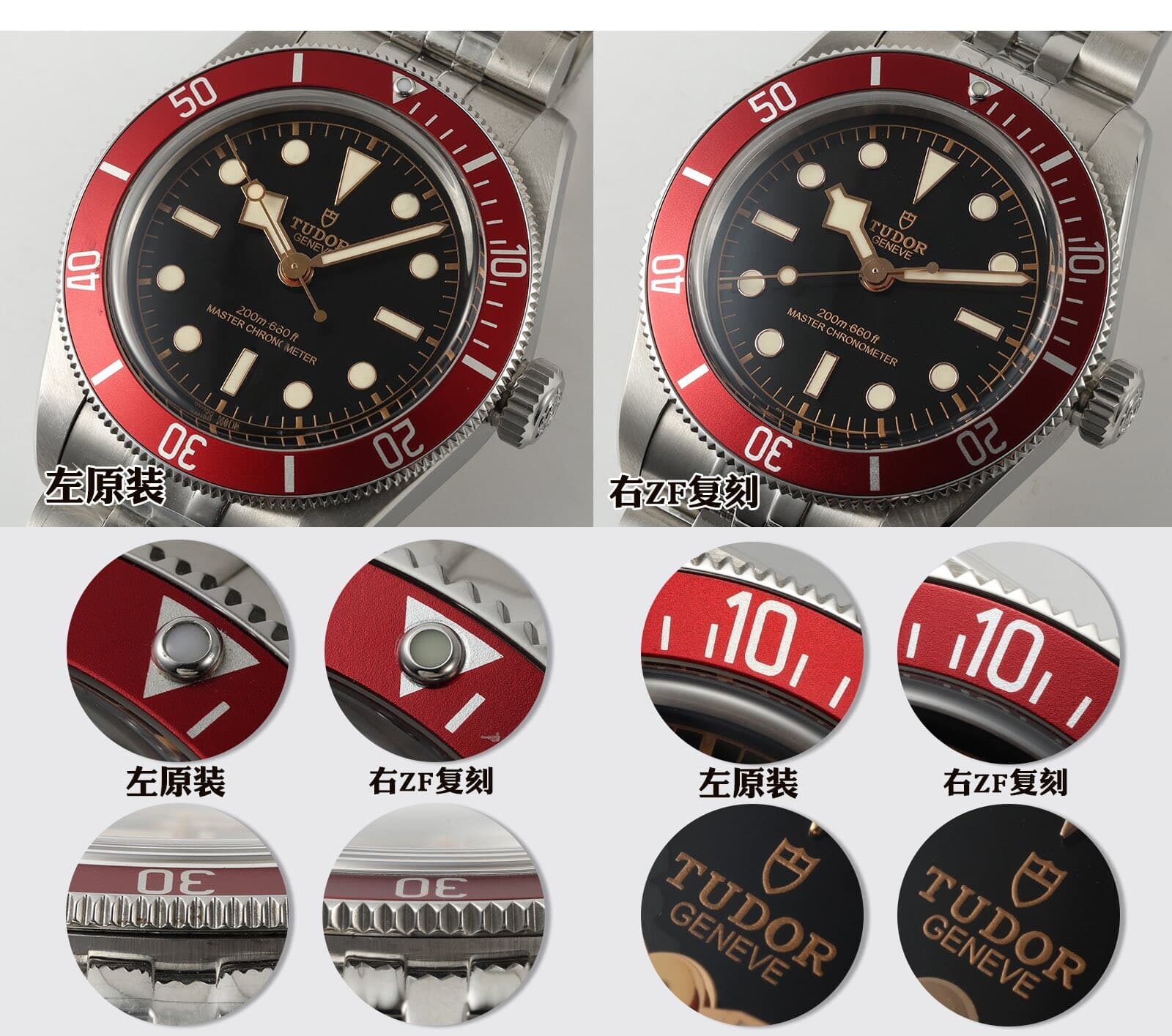 ZF Factory Tudortop-tier watch Biwan Xiaohonghua M7941A1A genuine and fake comparison evaluation appearance live photos