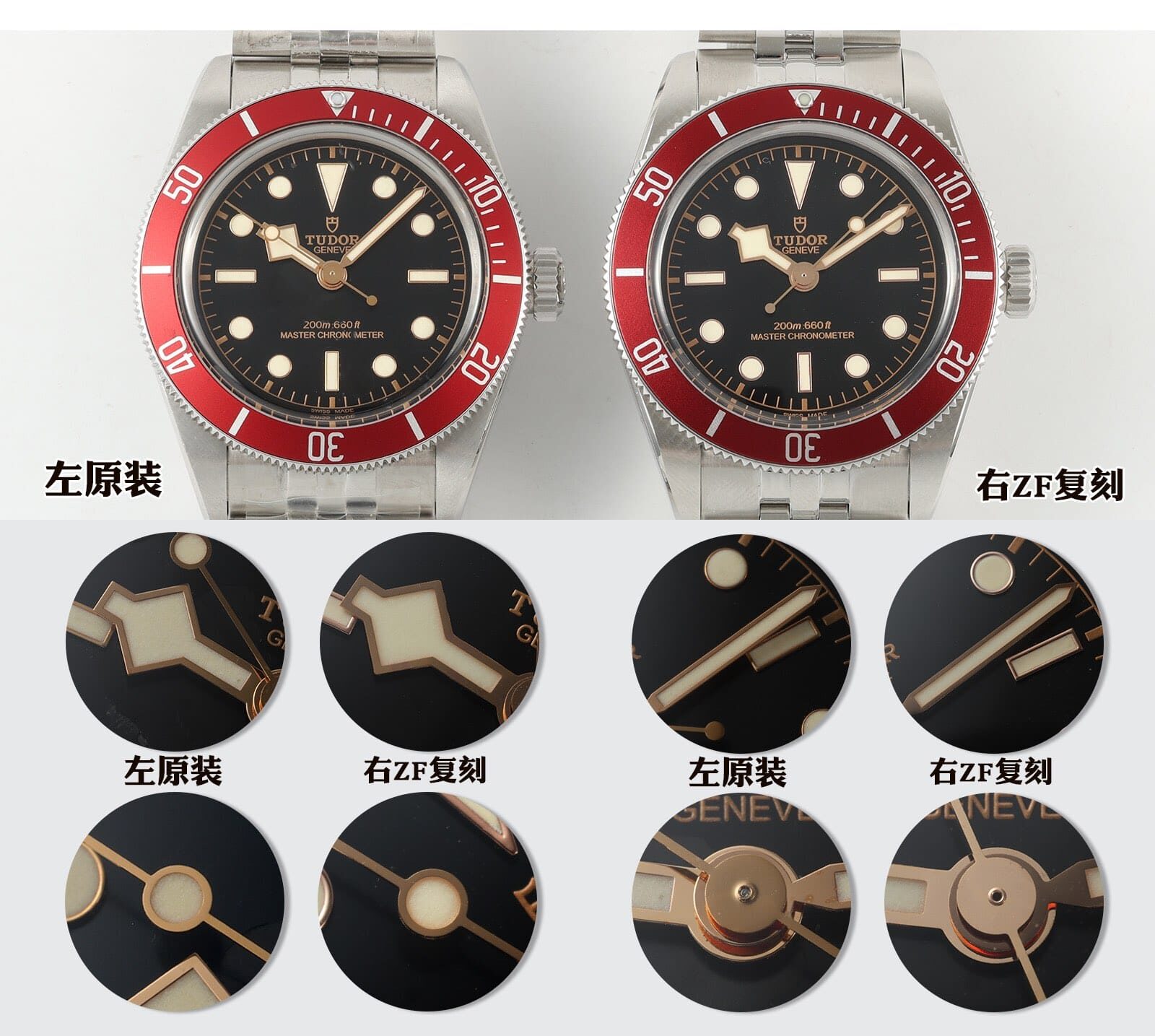 ZF Factory Tudortop-tier watch Biwan Xiaohonghua M7941A1A genuine and fake comparison evaluation appearance live photos