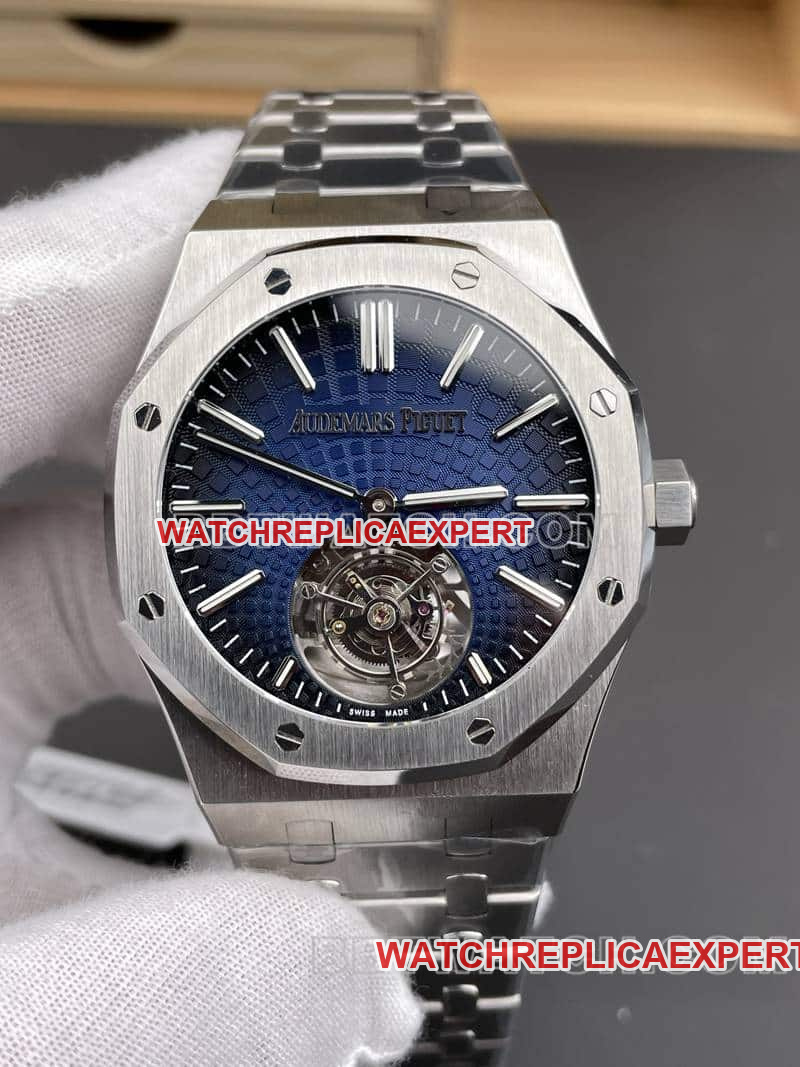 BBS factory Audemars PiguetRoyal Oak1:1top-tier smoked blue dialtourbillon26530front live photo