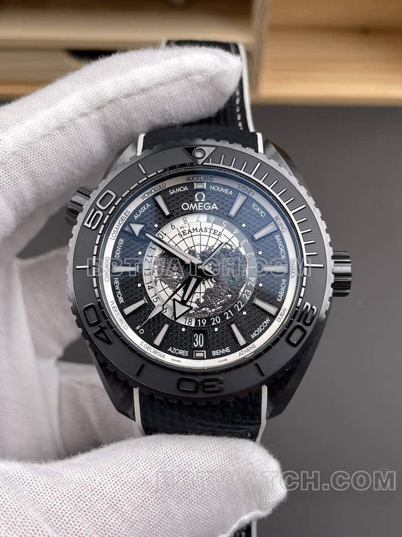 VS FactoryOmegaSeamastertop-tier 1:1super cloneDark Warrior World Time220.92.43front live photo