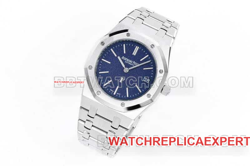 ZF factory Audemars Piguet Royal Oak super A blue plate 16202 front real picture