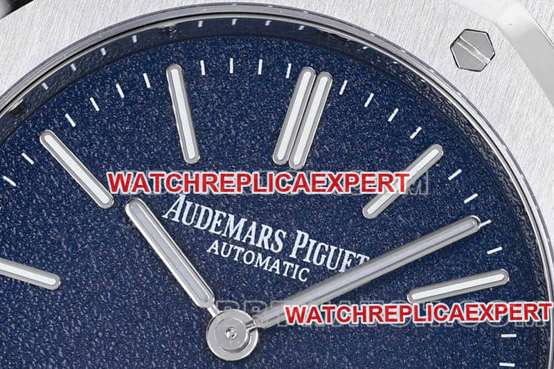 ZF factory Audemars Piguet Royal Oak super A blue plate 16202 front real picture
