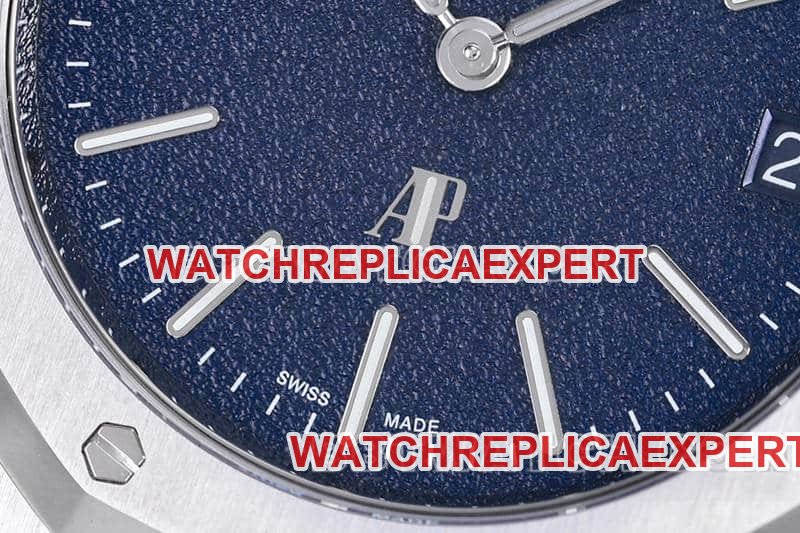 ZF factory Audemars Piguet Royal Oak super A blue plate 16202 front real picture