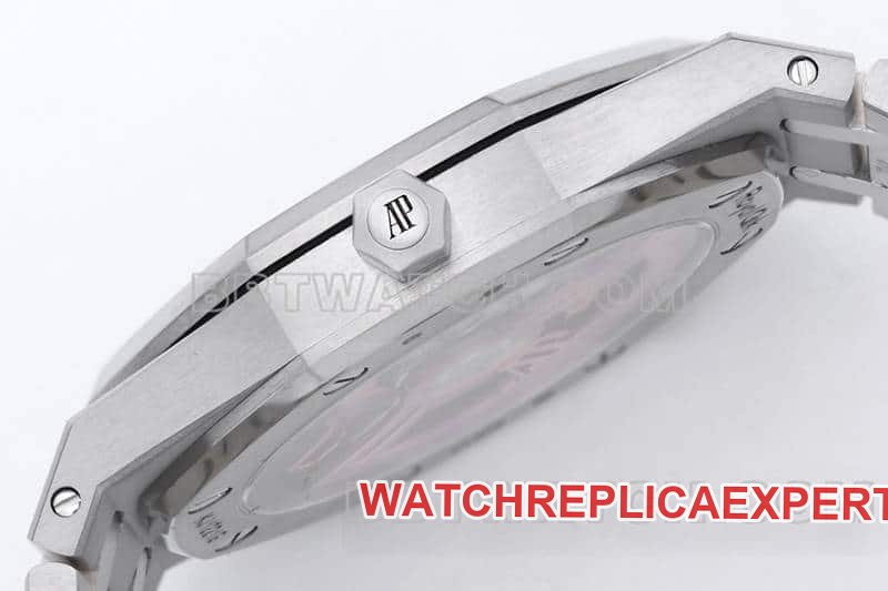 ZF factory Audemars Piguet Royal Oak super A blue plate 16202 side real picture