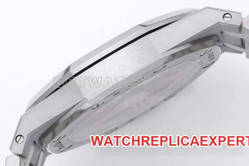 ZF factory Audemars Piguet Royal Oak super A blue plate 16202 side real picture