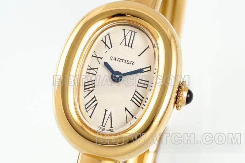 AF FactoryCartier bathtub 1:1super cloneyellow goldWGBA0018front live photo
