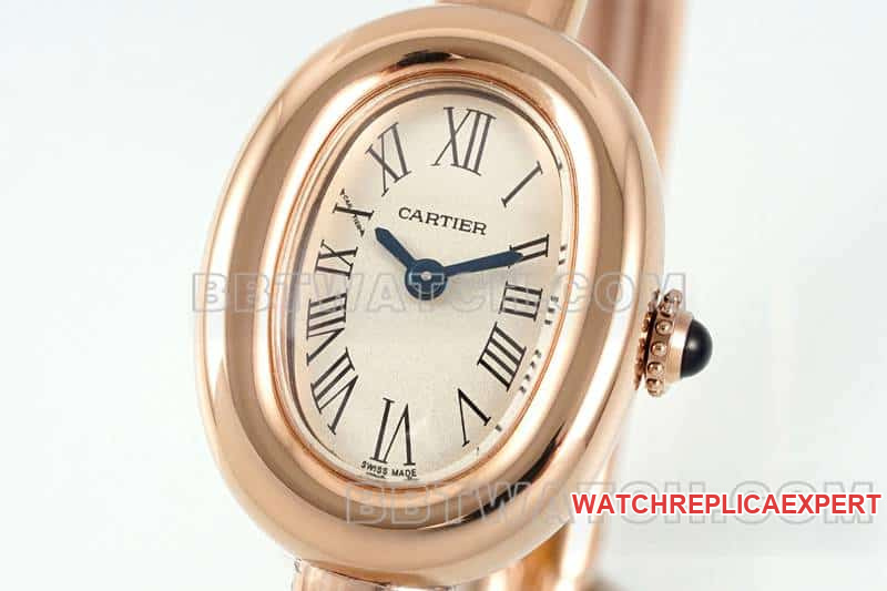 AF FactoryCartier bathtub super clonerose goldWGBA0019front live photo