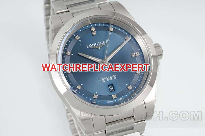 AF FactoryLongines Concast stop-tier 1:1super clone34mmblue dialL3.430.4.97.6front live photo