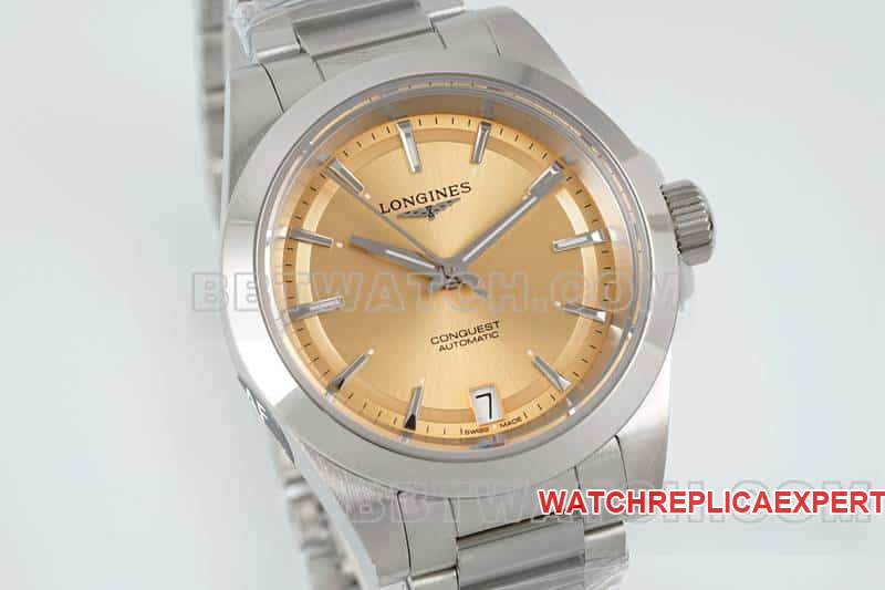 AF FactoryLongines Concas 1:1super gold plate L3.430.4.62.6front live photo