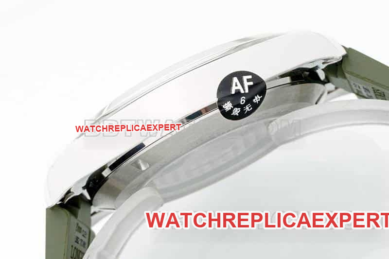 AF FactoryLongines Concas super clonegreen dial rubber model L3.830.4.02.9side live photo