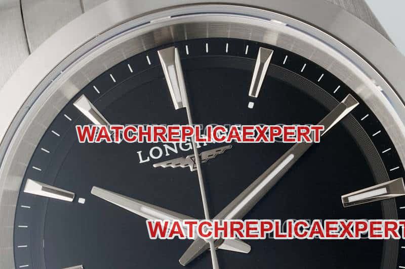 AF FactoryLongines Concas 1:1top-tier replicablack dial rubber model L3.830.4.52.9front live photo