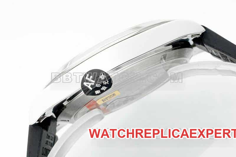 AF FactoryLongines Concas 1:1top-tier replicablack dial rubber model L3.830.4.52.9side live photo