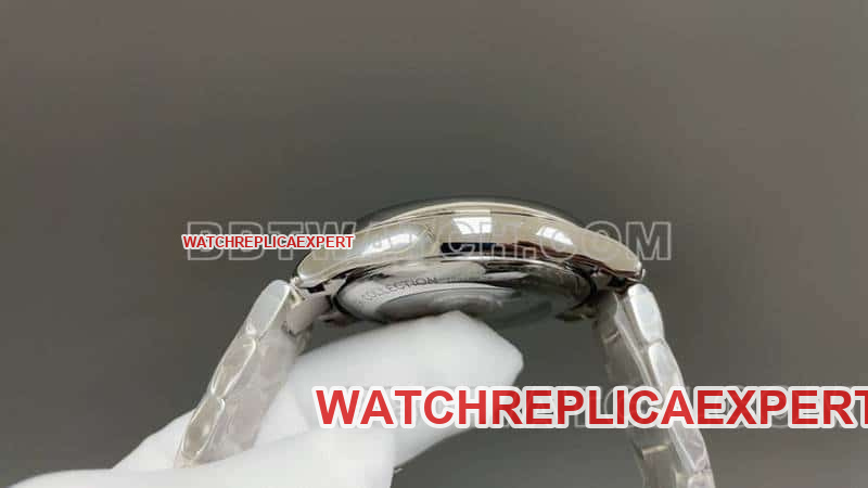 TW factory Longines watchmaking traditional top-tier replicasilver dialsteel bracelet model side live photo