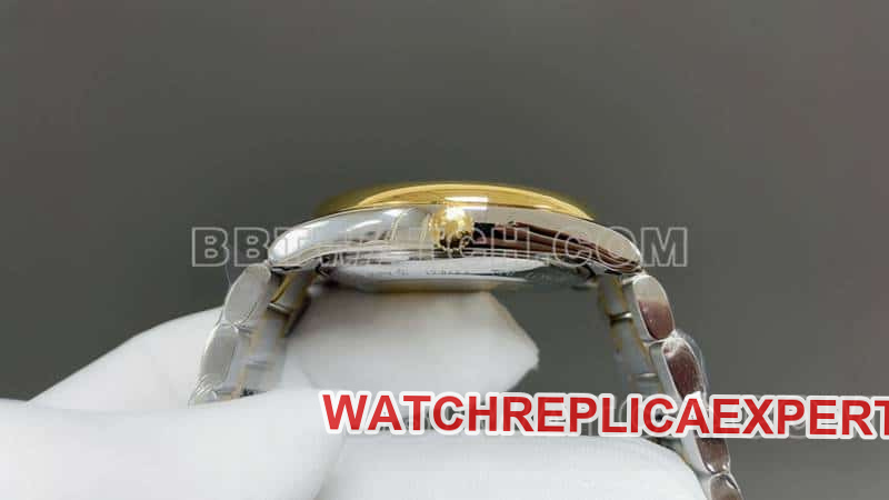 TW factory Longines watchmaking tradition 1:1super clonesilver dial gold steel braceletL2.844.6.71.2side live photo
