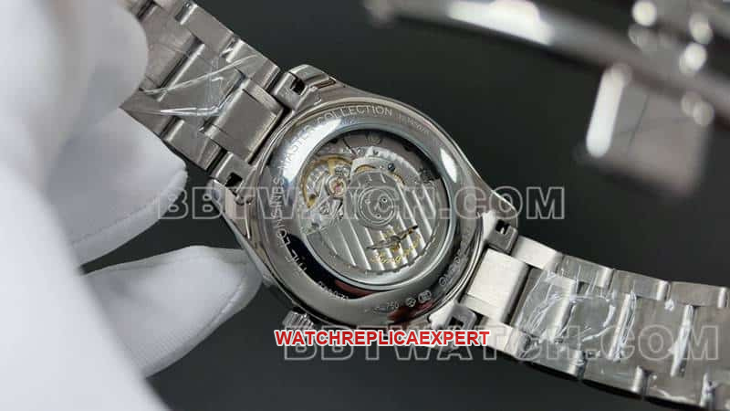 TW factory Longines watchmaking tradition super clonesilver dial black time scale steel bracelet caseback live photo