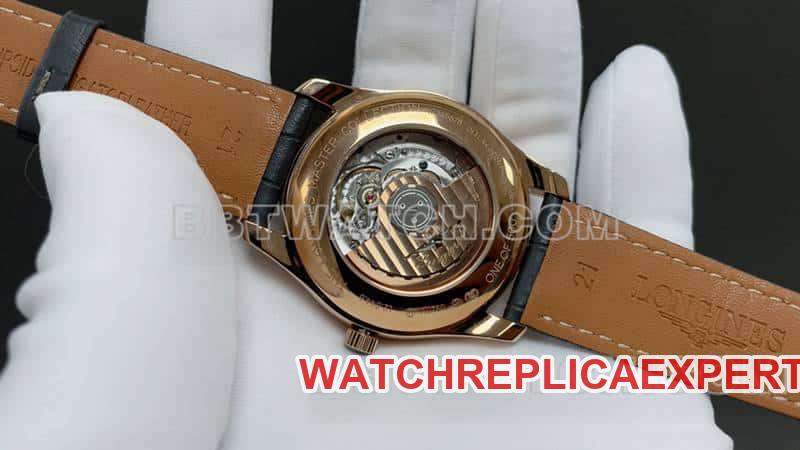 TW factory Longines watchmaking traditional top-tier 1:1high-quality replicasilver dialrose goldL2.844.8.71.2caseback live photo