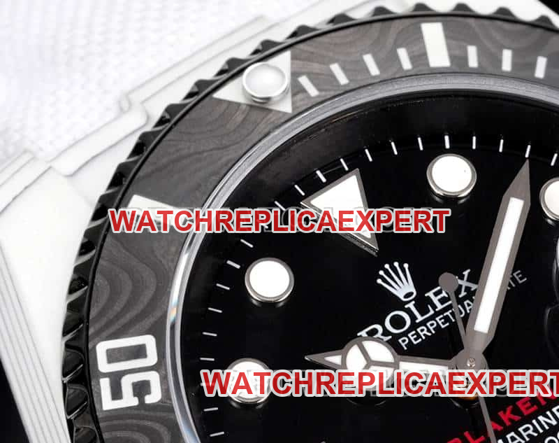 PPM factory Rolex Submariner top-tier replicablack dial carbon fiber 3135 white leather strap model front live photo
