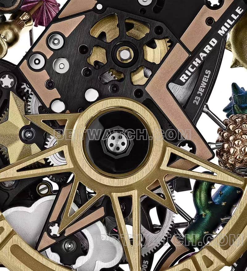Richard Mille men's top-tier 1:1super smiley tourbillon white shell yellow leather strap model RM 88front live photo